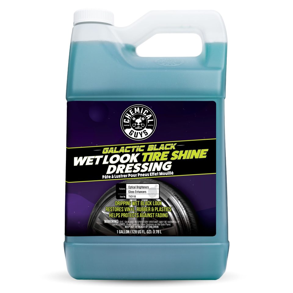 Galactic Black Wet Look Tire Shine Dressing